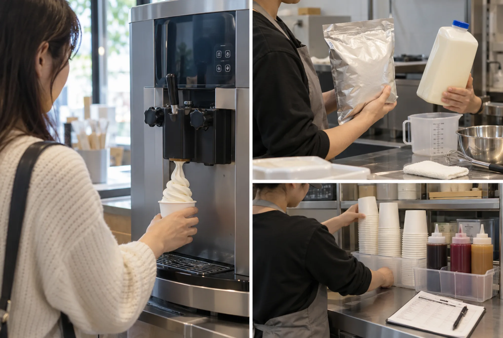Soft Serve Ice Cream Vending Machine Ingredients and ROI Guide